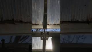 Part 2 Install automatic vent opener in a Harbor Freight 10x12 greenhouse greenhouse ventopener [upl. by Mortie559]