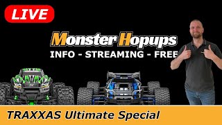 MonsterHopups Live  TRAXAS XMaxx und XRT Ultimate [upl. by Annehsat]