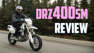 DRZ400sm Review  Grom on Steroids [upl. by Dysart929]