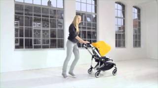 demo bugaboo bee  city smooth ride amp lock swivel wheels [upl. by Ahsiled]