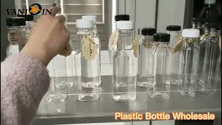 Factory Suppliers Plastic Bottle Wholesale 500ml PET Bottle for cold juice Beverage [upl. by Acinorrev]