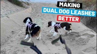 How I Adjusted My Dual Dog Hands Free Leash To Work Better [upl. by Avron]