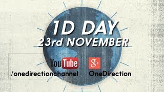 Watch 1DDay on 23rd November  Live on YouTube [upl. by Goodill253]