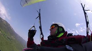 Paragliding Monte Grappa Bassano 2018 Spitfire Theme [upl. by Ahsiram256]