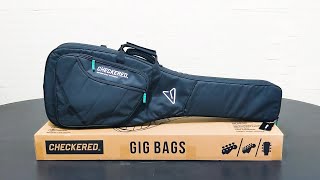 Unboxing Checkered Profesional Guitar Cases amp Gig Bags  Softcase Semi Gigbag [upl. by Eednus]