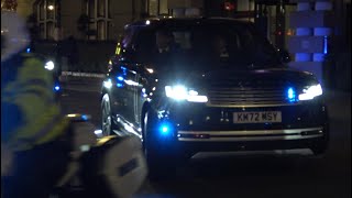 Prince William’s Motorcade Arrives At The British Museum For A Gala Dinner 👑🇬🇧 [upl. by Llerrat]