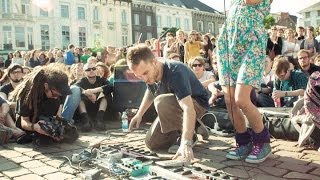 Dub FX feat Flower Fairy  Full Street Performence live in Gent Belgium [upl. by Nnylaf]