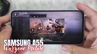 Samsung Galaxy A55 Call of Duty Warzone Gaming test  Exynos 1480 [upl. by Reggie270]