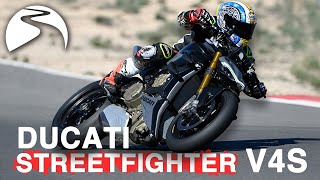 Ducati Streetfighter V4S 2023  BikeSocial Review [upl. by Nahpos396]