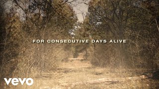 Justin Moore  Consecutive Days Alive Lyric Video [upl. by Gombach]