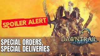 Final Fantasy XIV  Dawntrail  Sidequest  Special Orders Special Deliveries [upl. by Ert347]