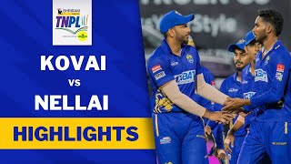 TNPL Final English Highlights  Lyca Kovai Kings vs Nellai Royal Kings [upl. by Hayward276]