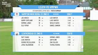 Leatherhead CC 2nd XI v Hampton Wick Royal CC 2nd XI [upl. by Maxentia]