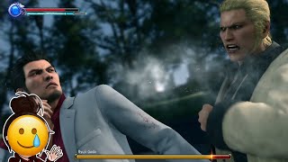 Yakuza kiwami 2  chapter 3 ve rage quit  boss u dövemedim [upl. by Yanttirb]