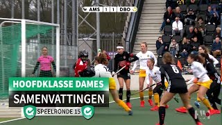 Livera Hoofdklasse Dames Samenvattingen Speelronde 15 [upl. by Nylave918]