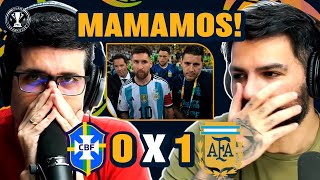 DERROTA DINIZISMO PORRADARIA Brasil 0 x 1 Argentina [upl. by Hanahsuar]