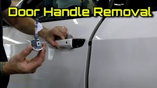 REMOVE A DOOR HANDLE amp DOOR PANEL  Honda Civic Type R 2018 [upl. by Akram671]