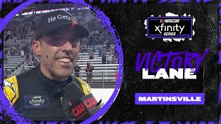 Aric Almirola ‘So proud’ after Martinsville victory [upl. by Aicaca805]