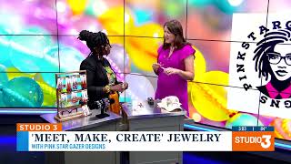 Briarwood Arts Center Jewelry Making Class with Jennifer Penick on WLBT [upl. by Ia]