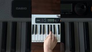 How to play a Cm chord on piano [upl. by Xad]