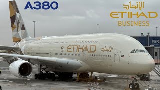 🇬🇧 London LHR  Abu Dhabi AUH 🇦🇪 BUSINESS CLASS UPPER DECK Etihad Airbus A380 FLIGHT REPORT [upl. by Karita]