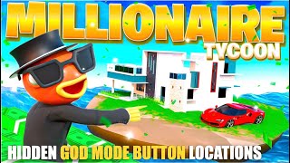 MILLIONAIRE TYCOON MAP FORTNITE CREATIVE  HIDDEN GOD MODE BUTTON LOCATIONS [upl. by Erodroeht]