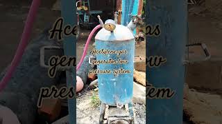 Acetylene Generator low pressure bharat machine youtubeshorts automobile [upl. by Yrreiht]