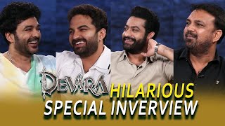 JrNTR Hilarious Interview With VishwakSen amp SiddhuJonnalagadda  KoratalaSiva devara Jahnavi [upl. by Harv]