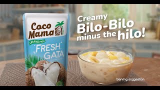 Creamy Ginataang Bilobilo with Coco Mama Fresh Gata 💙 [upl. by Yelekalb]