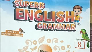 Chapter 9 Tenses Class VIII Grammar Superb English Grammar Army Edition Try to 3 to all [upl. by Donavon]