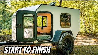 DIY micro camper  Full Build Timelapse in under 10 Minutes [upl. by Ajad191]