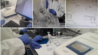 UV spectroscopy of amino acids Tyrosine and Tryptophan [upl. by Sairtemed]