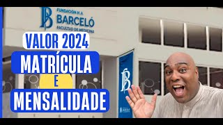 MEDICINA NA BARCELÓ MATRÍCULA E MENSALIDADE VALOR ATUALIZADO 2024  MEDICINA NA ARGENTINA [upl. by Oman348]