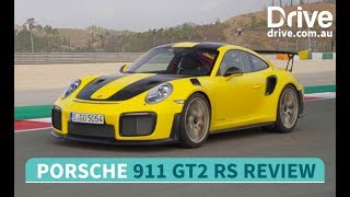 2017 Porsche 911 GT2 RS Review  Drivecomau [upl. by Riocard]