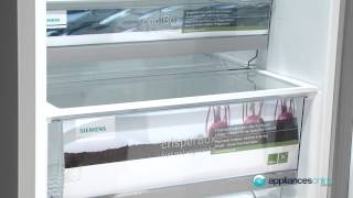 Siemens free standing bottom freezers with no frost and seperate freshness zones  Appliances Online [upl. by Gnof]