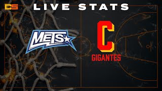 Mets de Guaynabo vs Gigantes de Carolina  LIVE STATS  BSN [upl. by Tolman468]