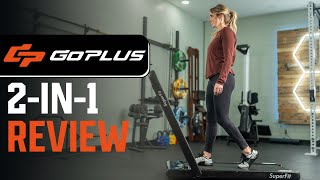 GoPlus 2In1 Treadmill Review The UnderTheDesk Powerhouse [upl. by Obara145]