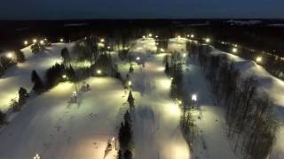 Snow Trails Ski Resort After Dark  Mansfield Ohio [upl. by Possing]