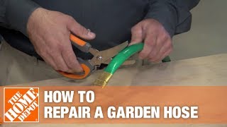 How to Repair a Damaged Garden Hose  The Home Depot [upl. by Hump]