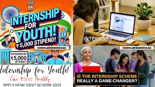 PM Internship Scheme 2024 – Top 500 Companies  प्रधानमंत्री इंटर्नशिप योजना 2024  1 Crore Jobs [upl. by Teage]