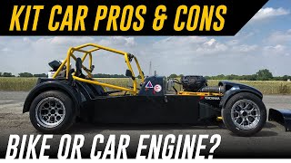 Pros Vs Cons of Owning a Seven Kit Car  Bike Vs Car Engine [upl. by Sedaiuqlem]