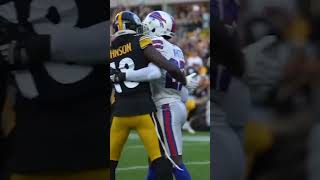 HIGHLIGHT Pat Freiermuth 25yard TD from Kenny Pickett vs Bills  BUFvsPIT on NFL [upl. by Kearney679]