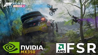 FORZA HORIZON 4 \ NVIDIA MX350  i510210U \ 1080p  900p  720p \ Gameplay Performance Testing [upl. by Avin]