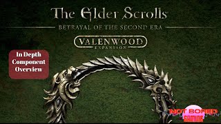 Elder Scrolls Valenwood Expansion  Component Overview  Not Bored Gaming [upl. by Randene]