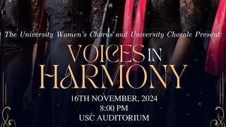 The University Chorale amp Womens Chorus  Voices in Harmony Concert  Nov 16 2024 [upl. by Samuela]