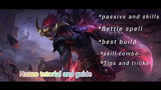 Hanzo tutorial and guide mlbb hanzo [upl. by Akinyt]