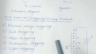 SCR structure and Turn on methods of SCR [upl. by Desi]