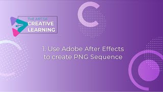 1 Using Adobe After Effects to Create PNG Sequence [upl. by Jerz]