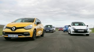 Track Battle  Renault Clio RS family  Williams Motorsport [upl. by Mahalia]