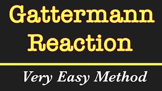 Gattermann Reaction  Very Easy Method  Super Trick [upl. by Tremain]